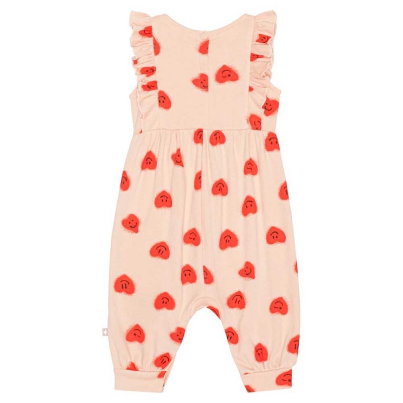 Molo Fallon Bodies Babysuits Mädchen Red Hearts_ Jersey | CH0001283