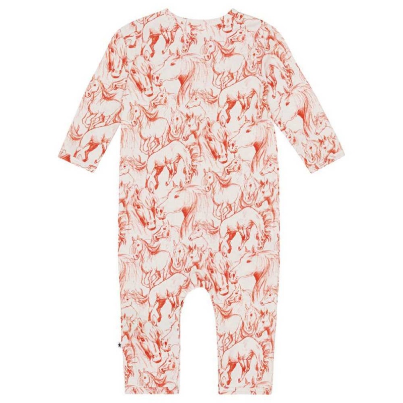 Molo Fenez Bodies Babysuits Mädchen Red Horses | CH0001278