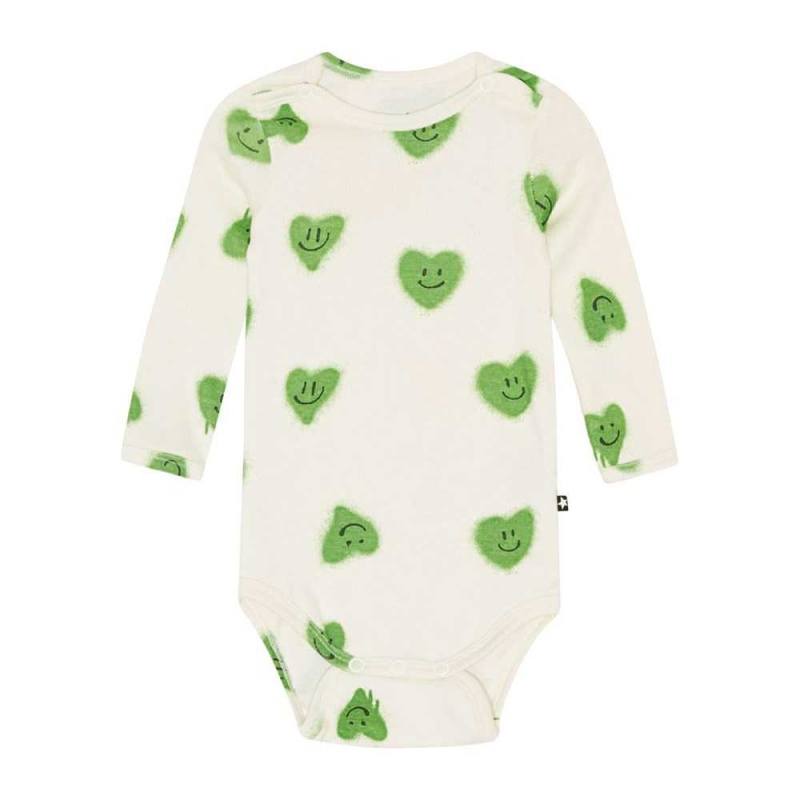 Molo Foss Bodies Babysuits Jungen Hearts | CH0001248