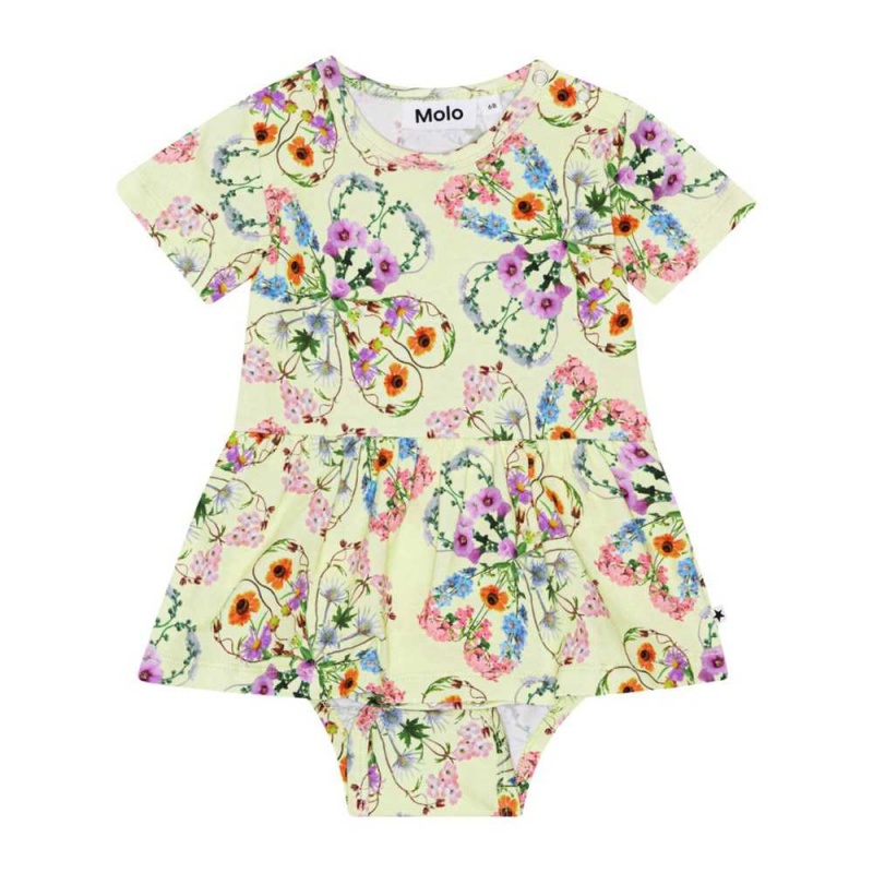 Molo Frannie Bodies Babysuits Mädchen Flower Love | CH0001254