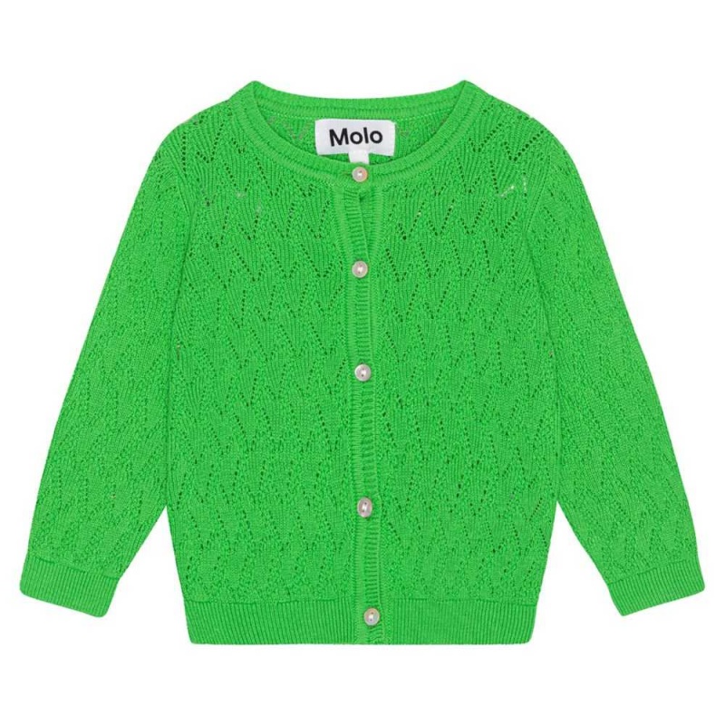 Molo Gilli Sweatshirts Cardigans Mädchen Classic Green | CH0001325