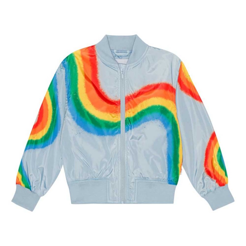 Molo Haliva Jacken & Mäntel Diagonal Rainbow | CH0000046