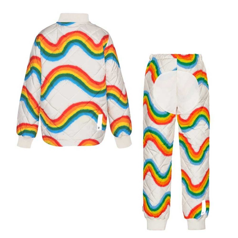 Molo Hawkins Fleece Softshell Rainbow Big | CH0000145