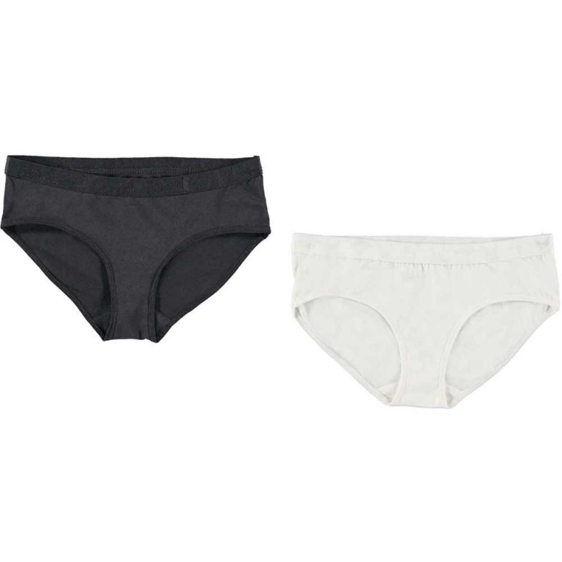 Molo Jana 2-Pack Underwear Nightwear Mädchen Black White | CH0000622