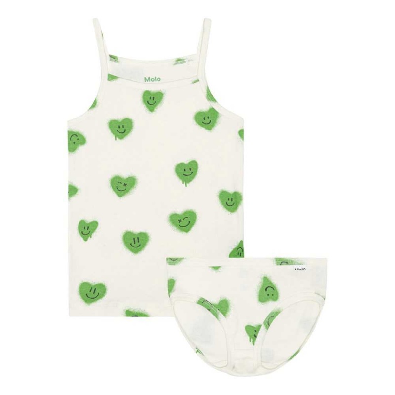 Molo Janice Set Underwear Nightwear Mädchen Hearts | CH0000610