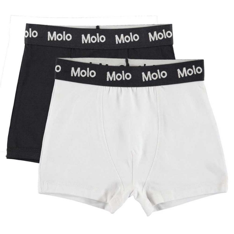 Molo Justin 2-pack Underwear Nightwear Jungen Black White | CH0000890