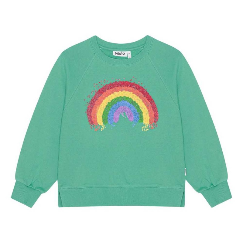 Molo Marilee Sweatshirts Cardigans Mädchen Chalk Green | CH0000475