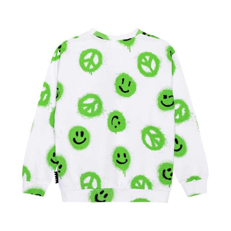 Molo Miksi Sweatshirts Cardigans Jungen Easy Peacy Vert | CH0000746