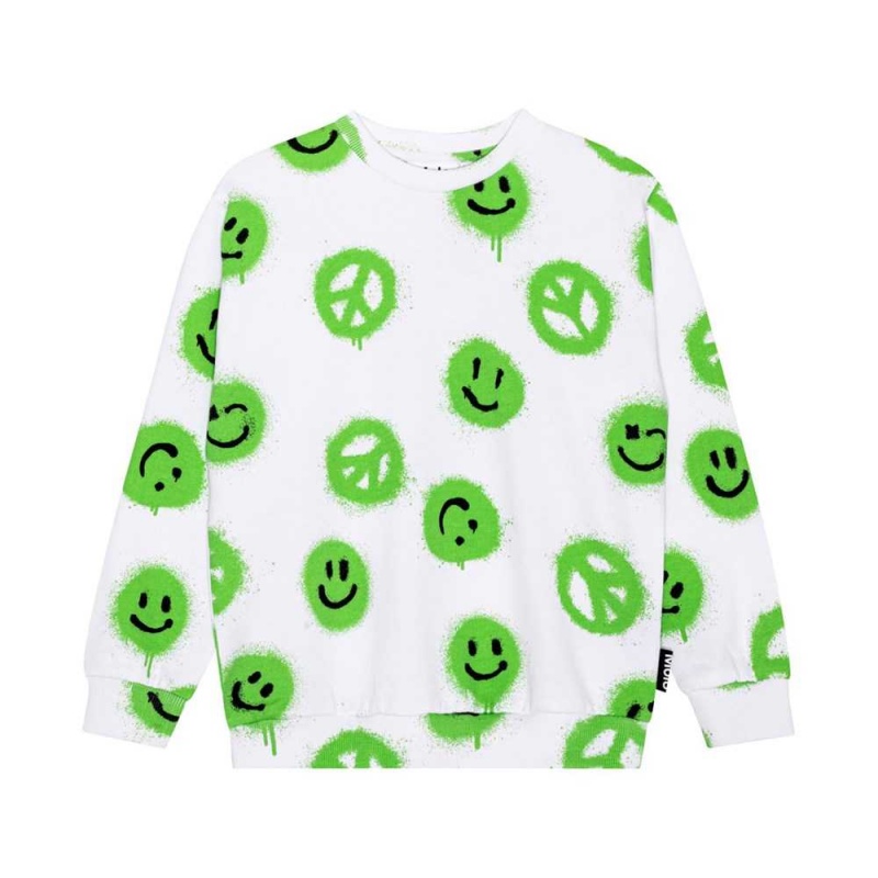 Molo Miksi Sweatshirts Cardigans Jungen Easy Peacy Vert | CH0000746