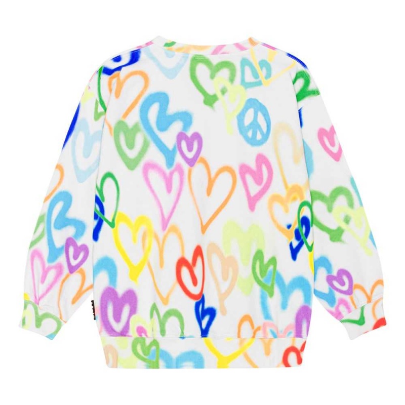 Molo Monti Sweatshirts Cardigans Mädchen Variety Hearts | CH0000467