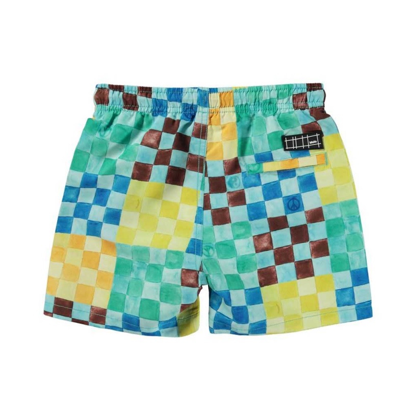 Molo Niko Badeshorts Big Check | CH0001105