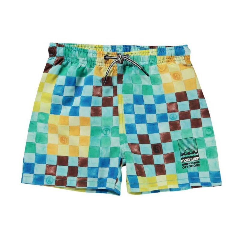 Molo Niko Badeshorts Big Check | CH0001105