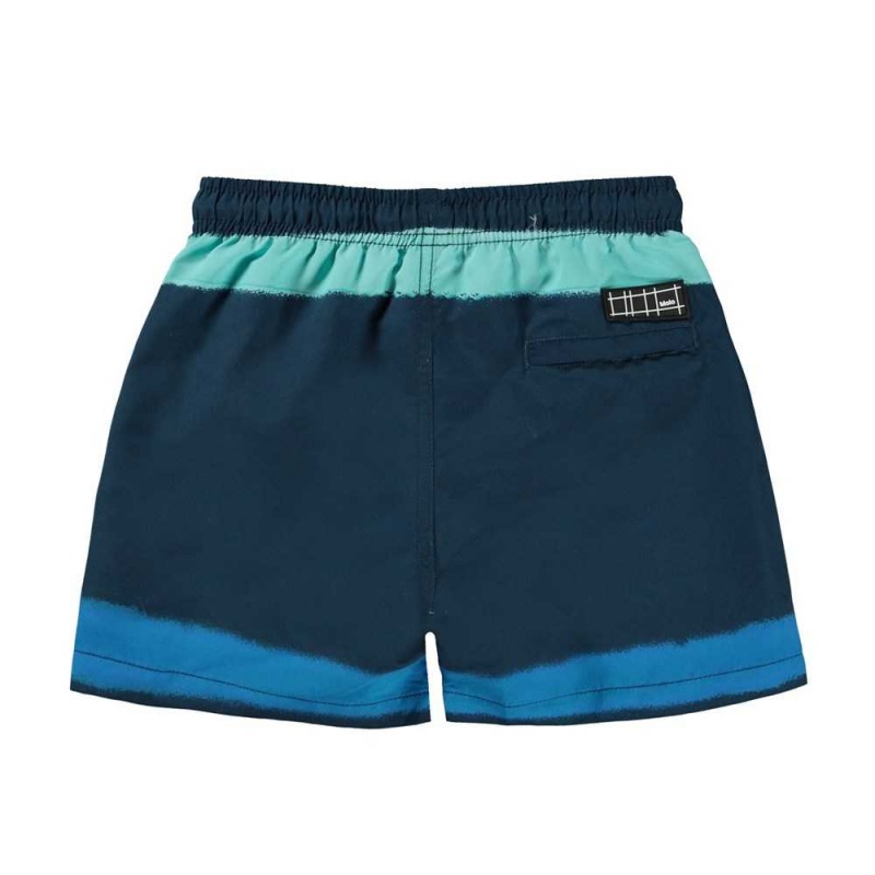 Molo Niko Badeshorts Spray On Navy | CH0001122