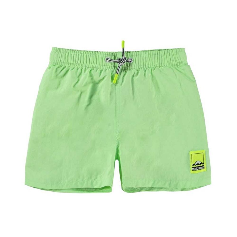 Molo Niko Solid Badeshorts Paradise Green | CH0001170