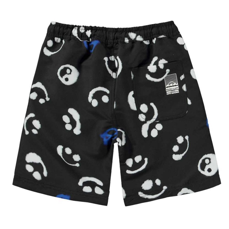 Molo Nilson Badeshorts Blue Signs | CH0001157