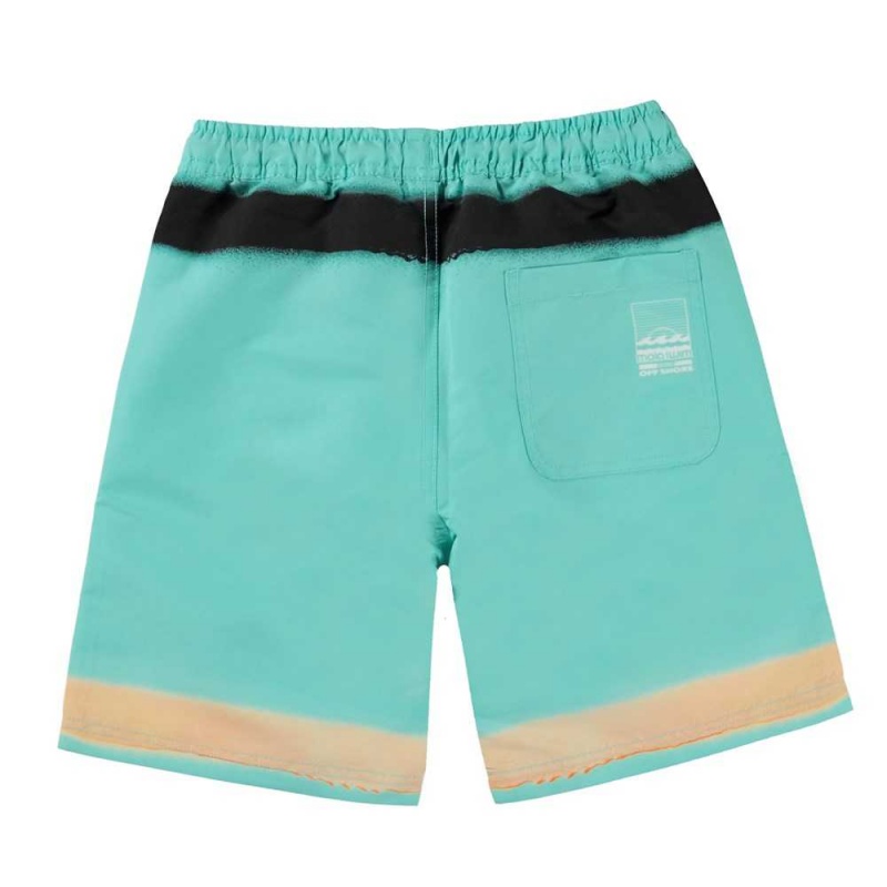 Molo Nilson Badeshorts Spray On Aqua | CH0001125