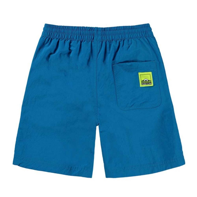 Molo Nilson Solid Badeshorts Retro Blue | CH0001140