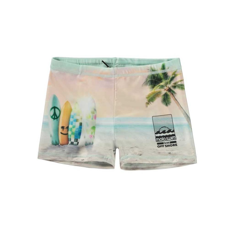 Molo Norton Placed Badeshorts Sunrise Surfer | CH0001119