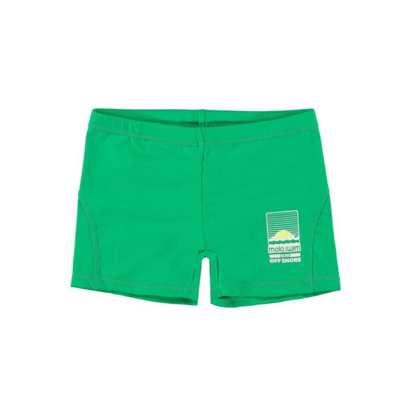 Molo Norton Solid Badeshorts Bright Green | CH0001109