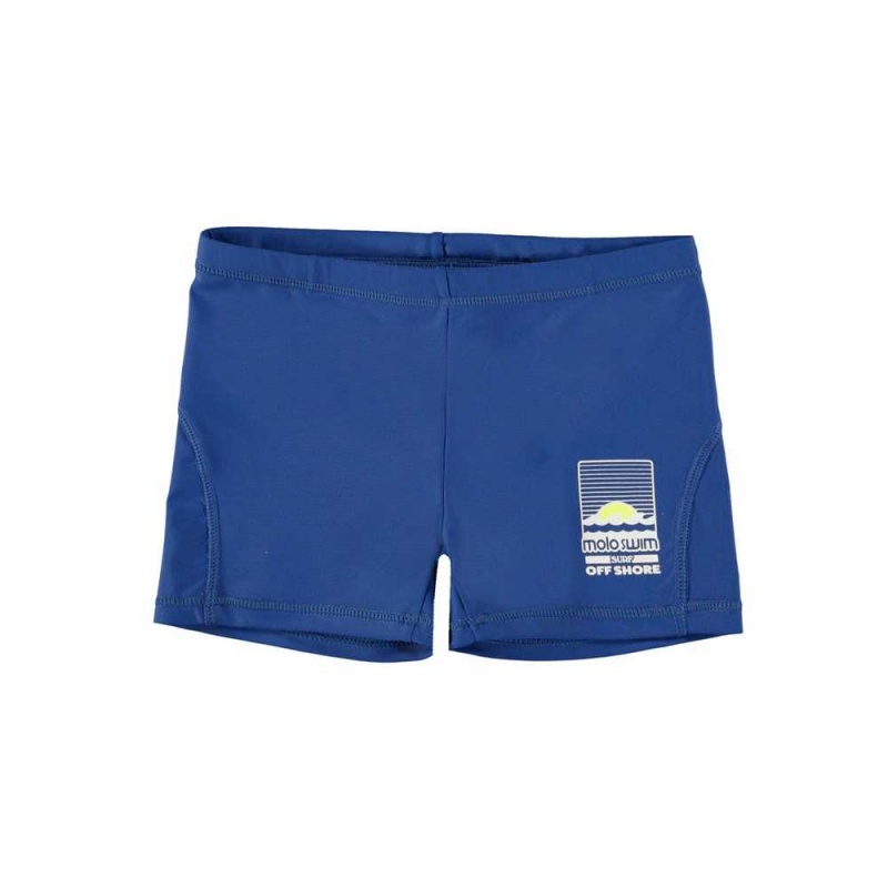 Molo Norton Solid Badeshorts Reef Blue | CH0001148