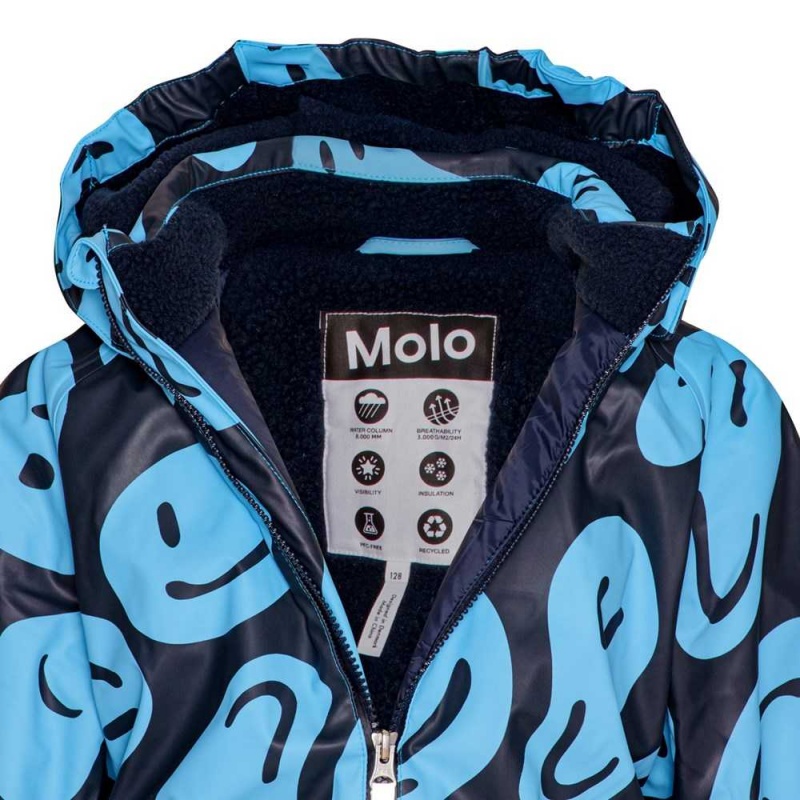 Molo Paco Skibekleidung Smile On Blue | CH0000139