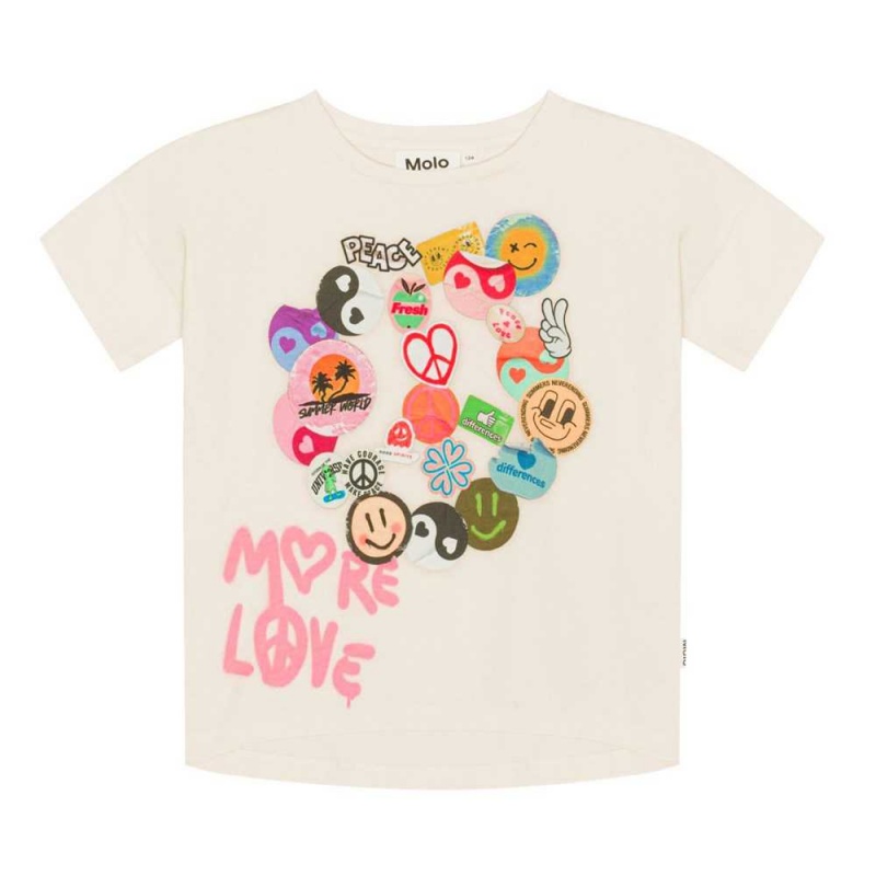 Molo Raeesa T Shirts Tops Mädchen Stick With Love | CH0000562