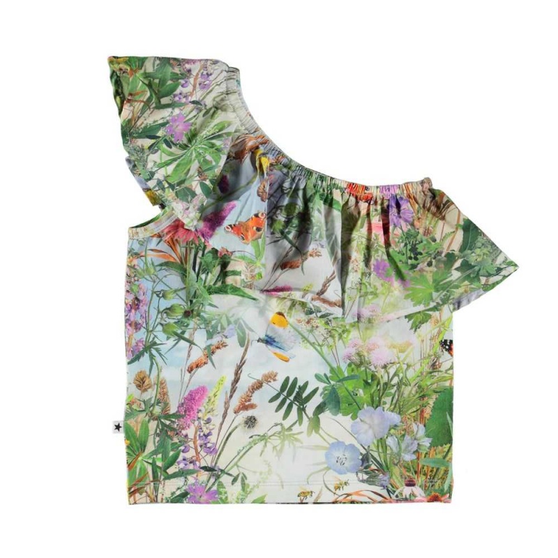 Molo Raelyn T Shirts Tops Mädchen Wild Nature | CH0000200