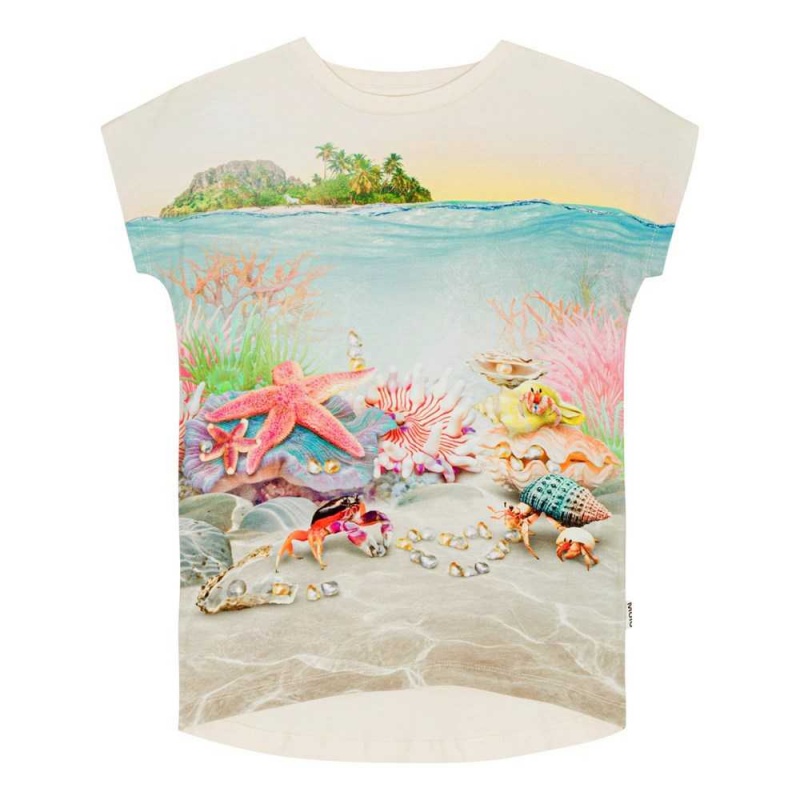 Molo Ragnhilde T Shirts Tops Mädchen Underwater Fun | CH0000495