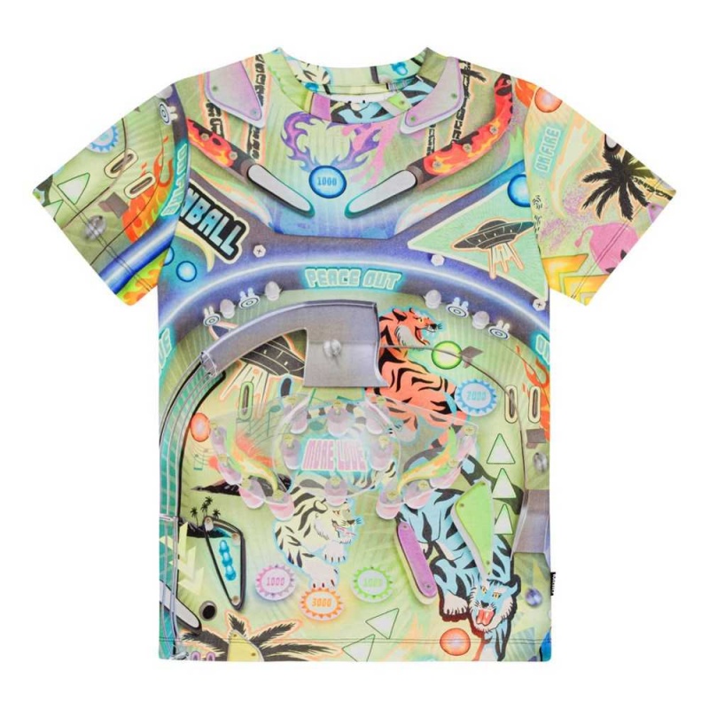 Molo Ralphie T Shirts Tops Jungen Pinball | CH0000792