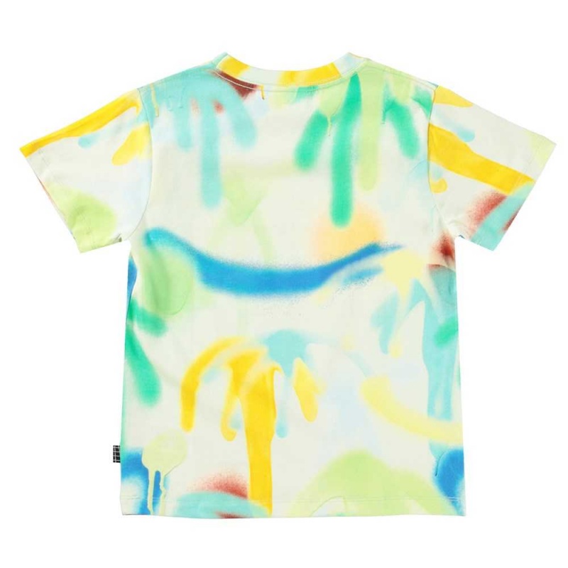 Molo Rame T Shirts Tops Jungen Palmtree Spray | CH0000626