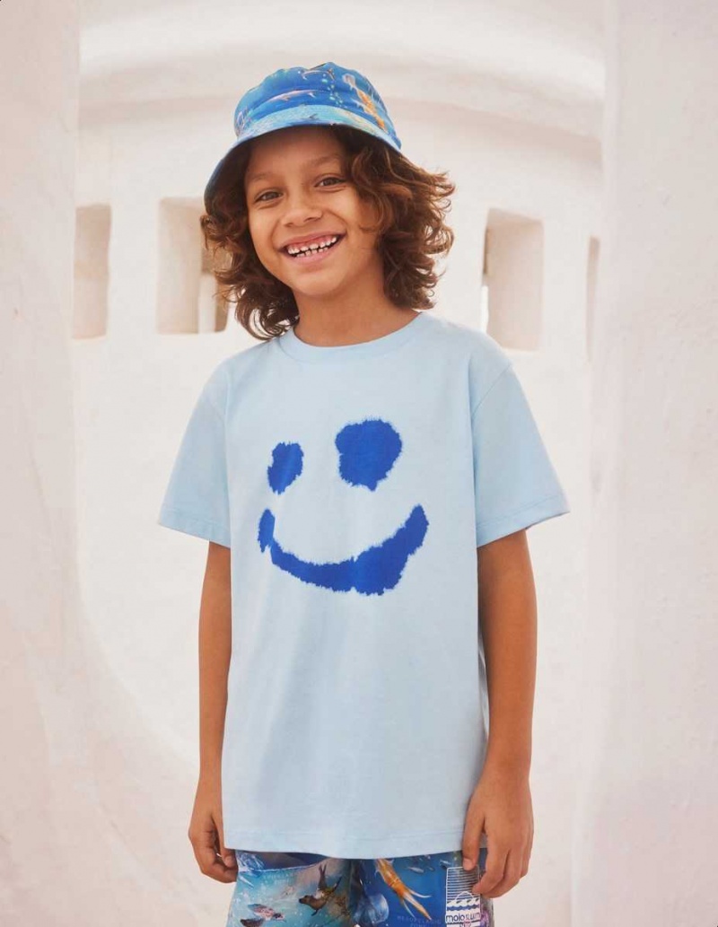 Molo Rame T Shirts Tops Jungen Water Smile | CH0000634