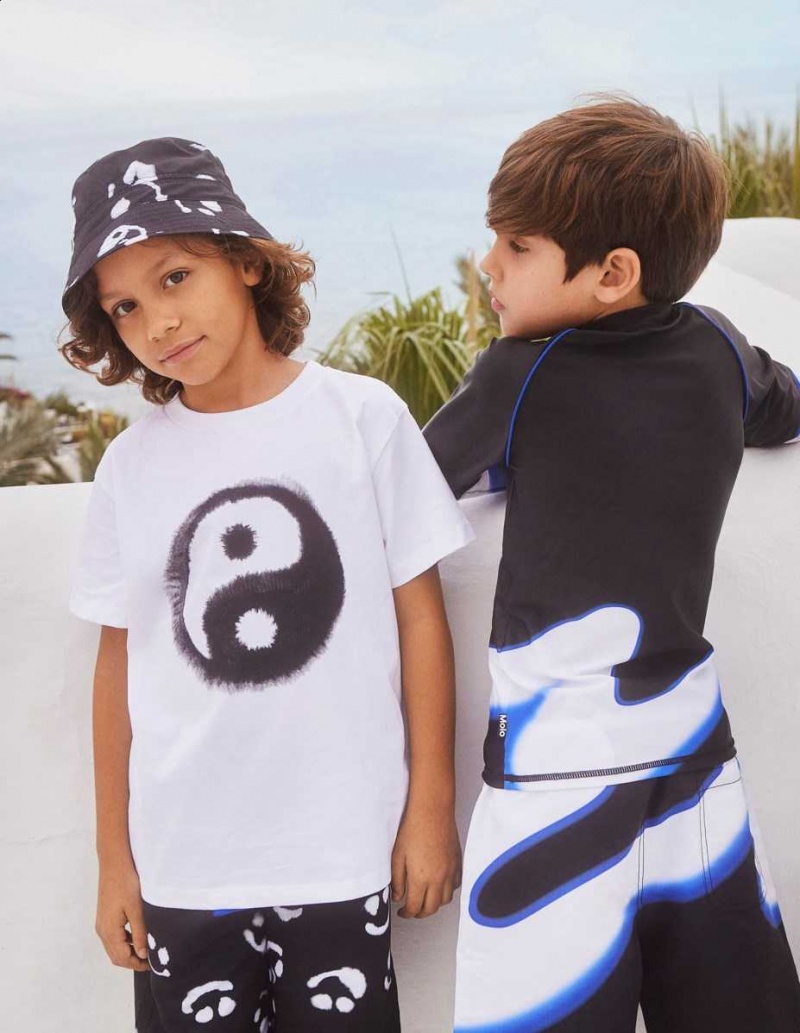 Molo Rame T Shirts Tops Jungen Water Yin Yang | CH0000633