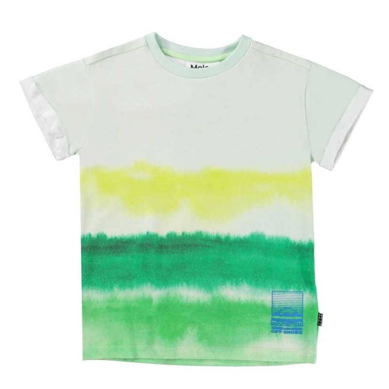 Molo Randon T Shirts Tops Jungen Aqua Green | CH0000636