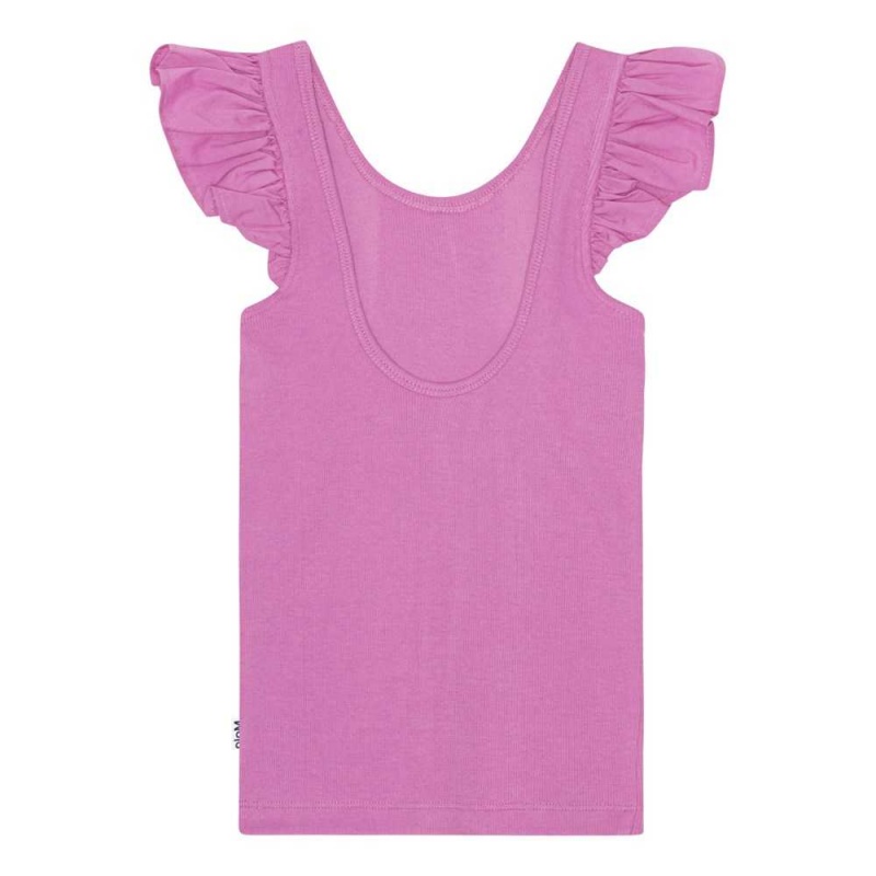 Molo Ranja T Shirts Tops Mädchen Purple Pink | CH0000535