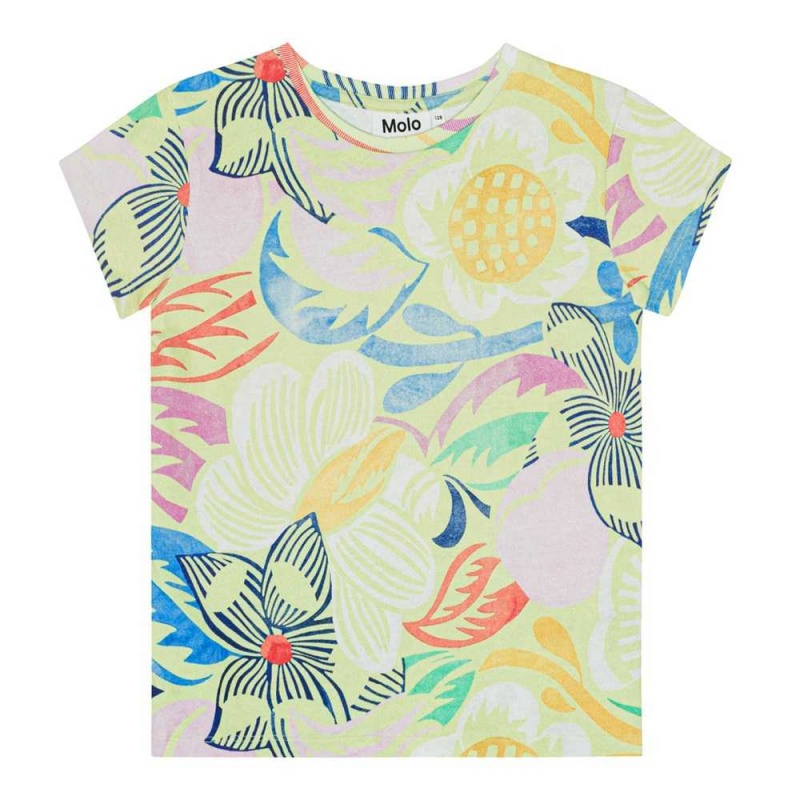 Molo Ranva T Shirts Tops Mädchen Charleston Floral | CH0000533