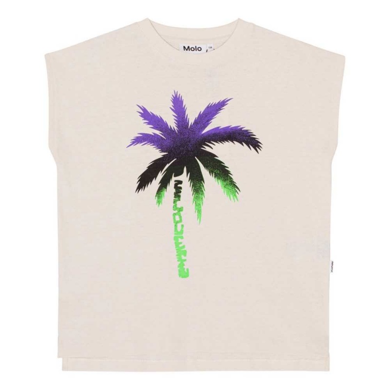 Molo Rayla T Shirts Tops Mädchen Sea Shell | CH0000522