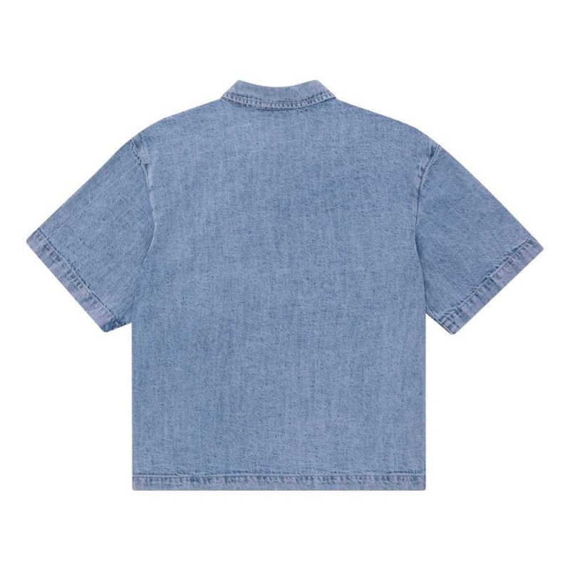 Molo Richie Hemden Jungen Bleach Denim | CH0000683