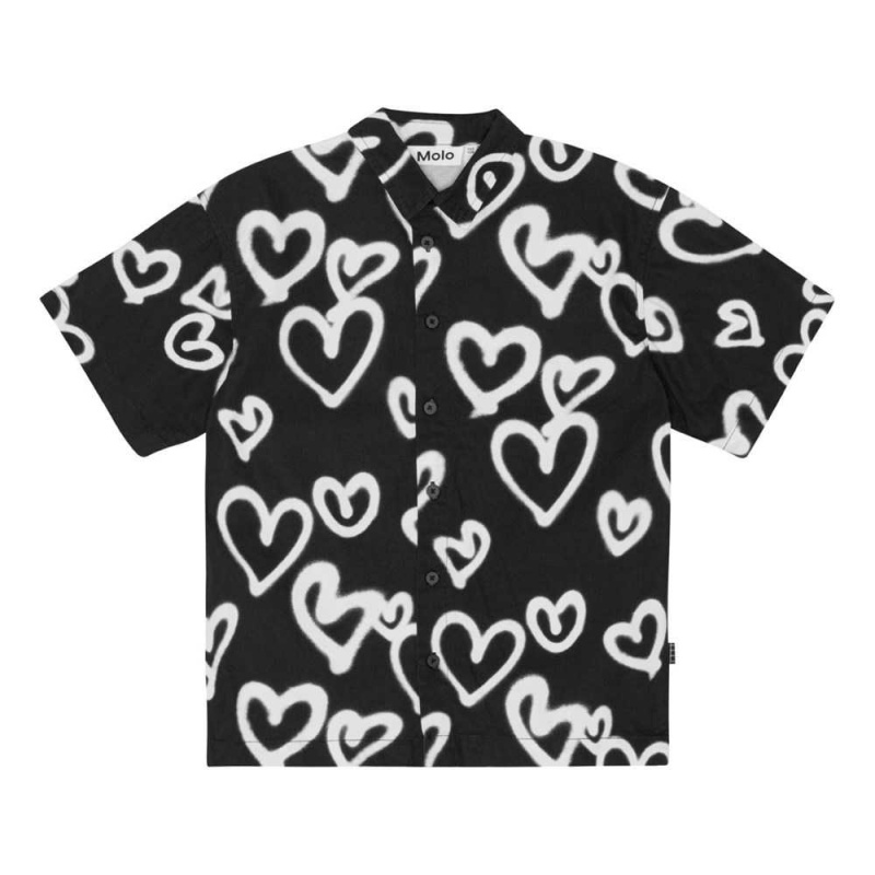 Molo Richie Hemden Jungen Sprayed Hearts | CH0000682