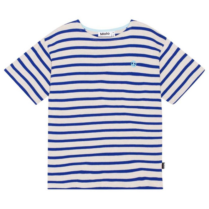 Molo Rilee T Shirts Tops Jungen Reef Stripe | CH0000797