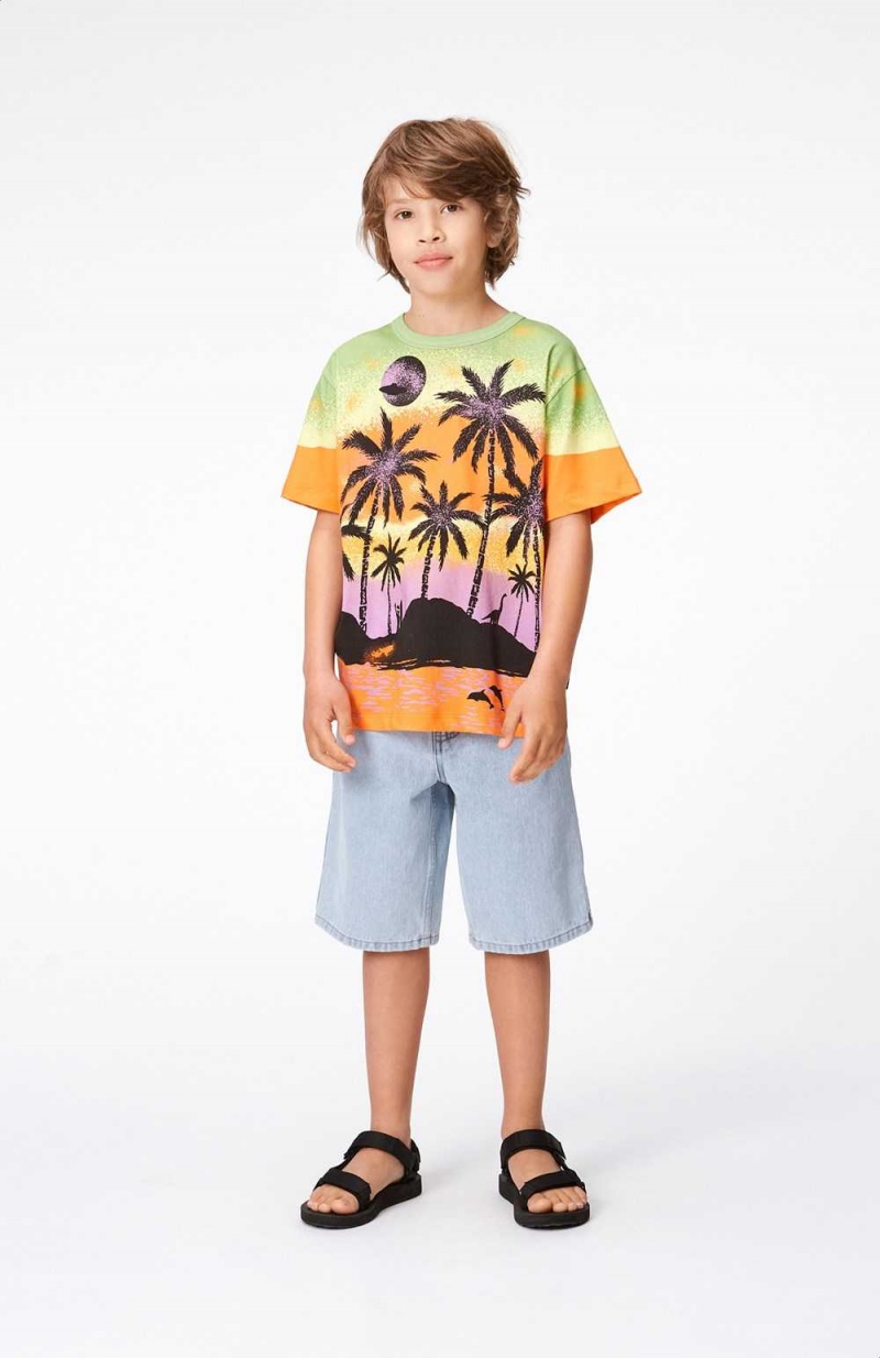 Molo Riley T Shirts Tops Jungen Alien Island | CH0000773