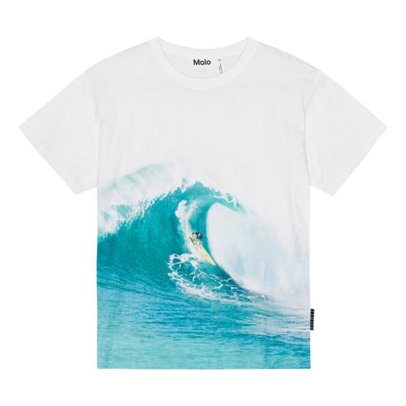 Molo Riley T Shirts Tops Jungen Big Wave | CH0000812