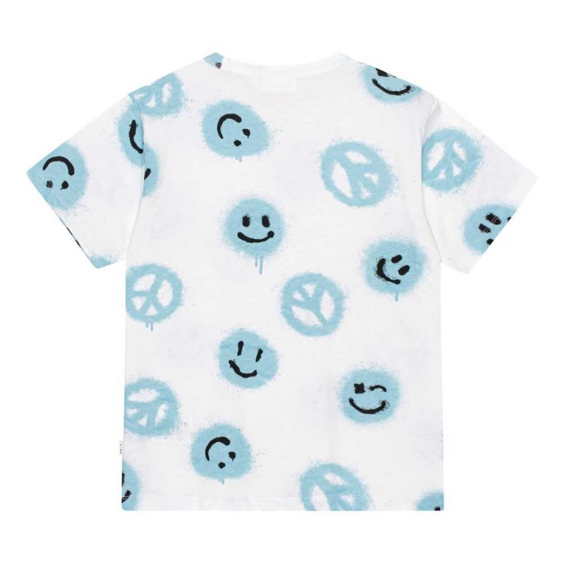 Molo Riley T Shirts Tops Jungen Easy Peacy Pool | CH0000788