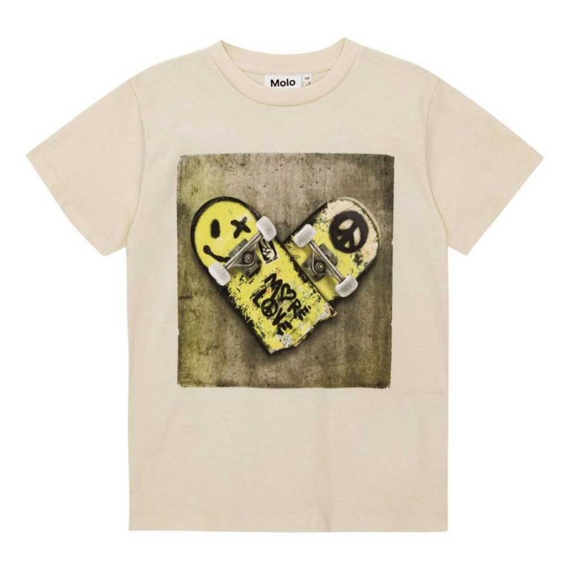 Molo Riley T Shirts Tops Jungen I Heart Skate | CH0000785