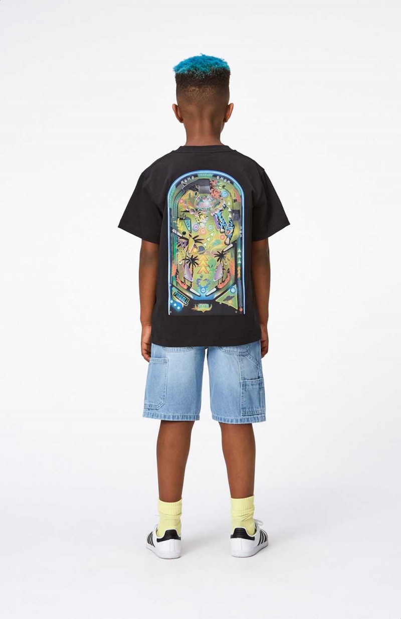 Molo Riley T Shirts Tops Jungen Pinball Dark | CH0000791