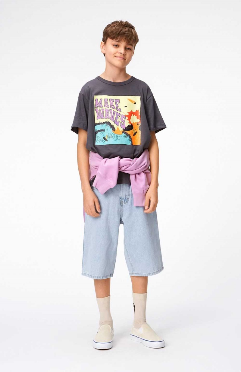 Molo Riley T Shirts Tops Jungen Surf On Fire | CH0000811