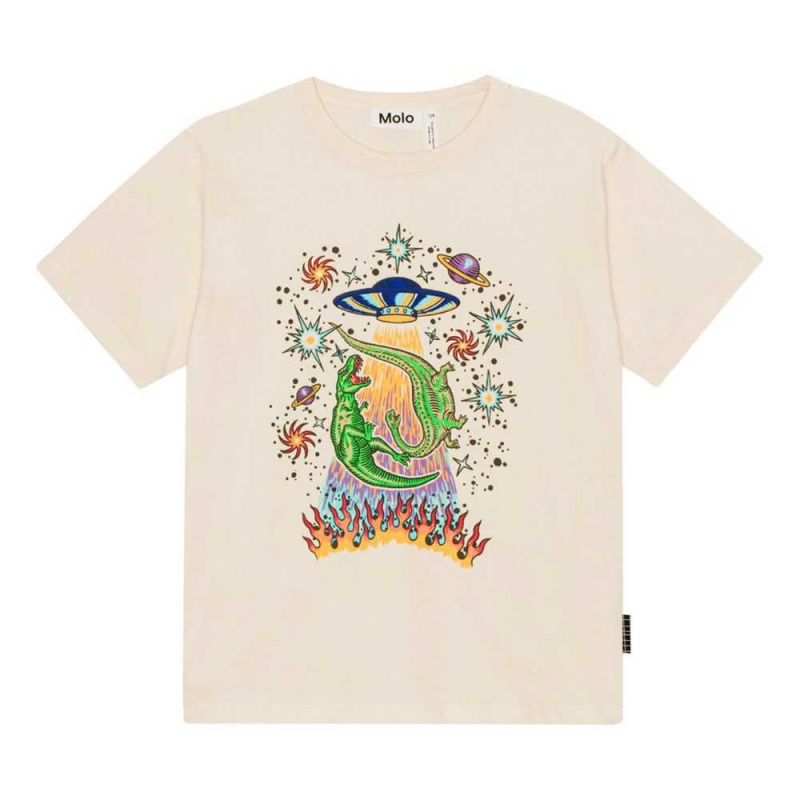 Molo Riley T Shirts Tops Jungen UFO And Dinos | CH0000835