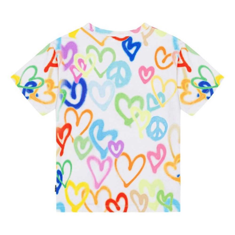 Molo Riley T Shirts Tops Jungen Variety Hearts | CH0000786