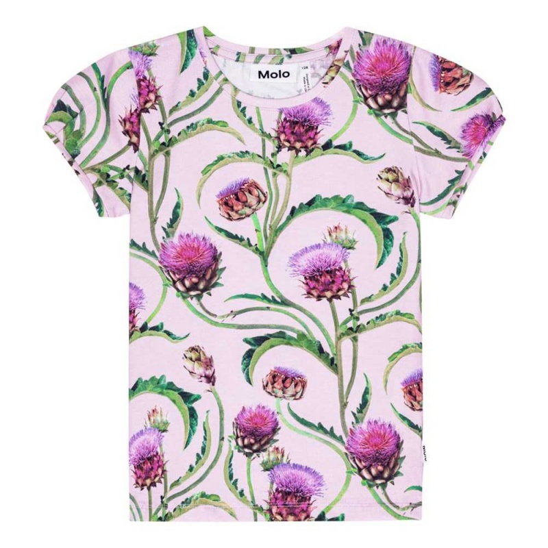 Molo Rimona T Shirts Tops Mädchen Artichoke Glow | CH0000543