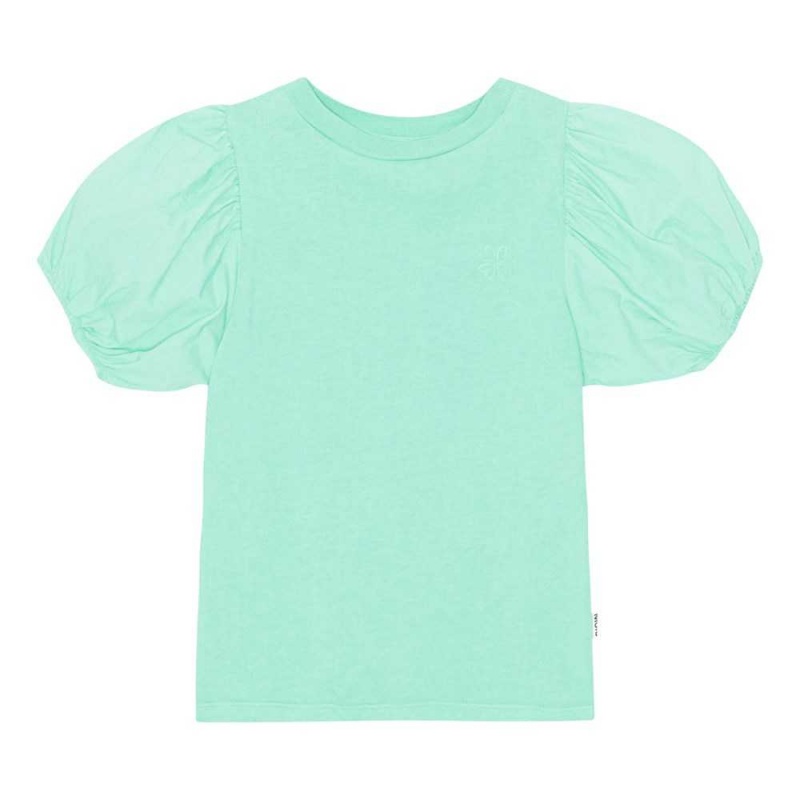 Molo Ritta T Shirts Tops Mädchen Cool Mint | CH0000587