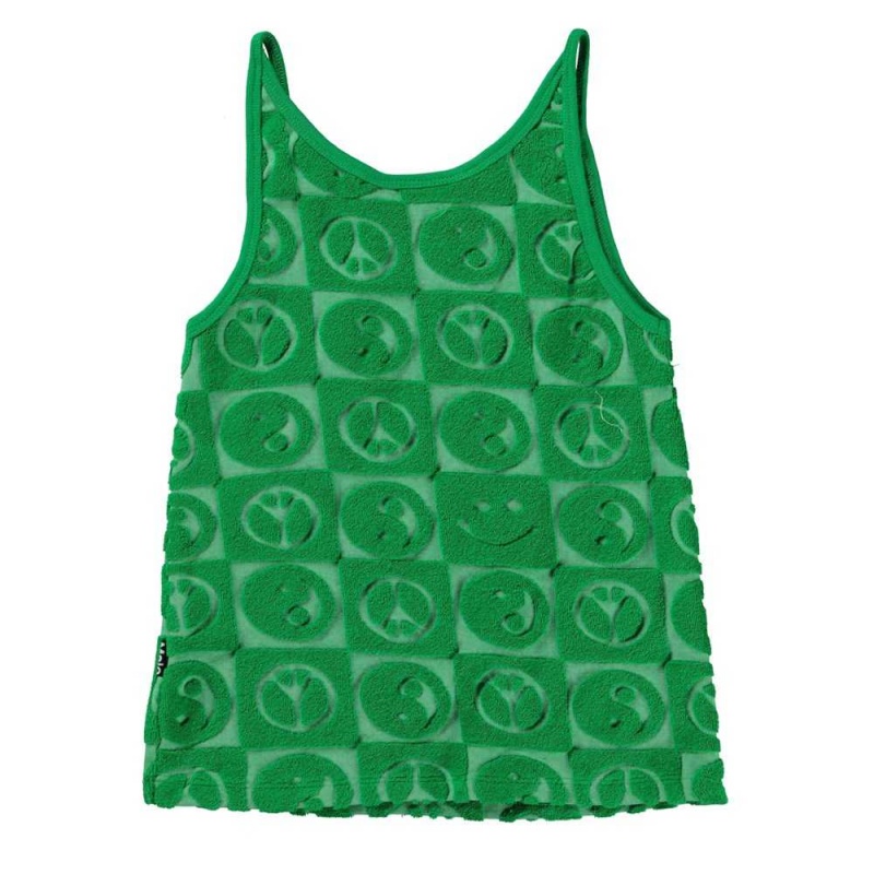 Molo Rizi T Shirts Tops Mädchen Bright Green | CH0000180